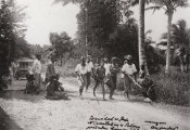 Georg Fritz, No. 200 Tomedat and Nirailokus from Yap Being Escorted By Four Men